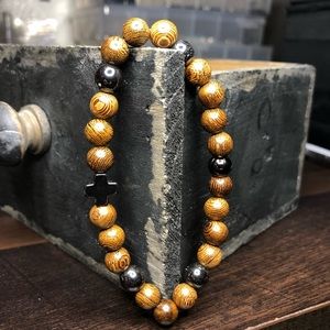 Wood Bead Bracelet WD003